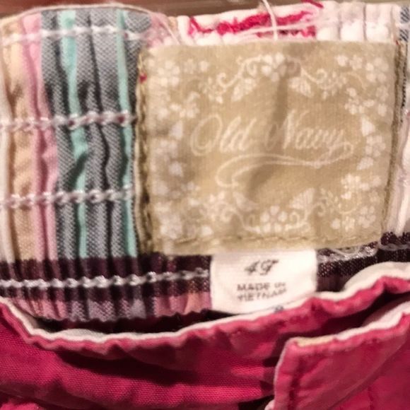 🌺 OLD NAVY Lightweight Pink Cargo Pants/Capris - Picture 7 of 8